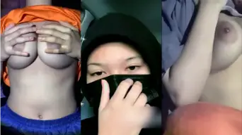 Hijab Alissa Dibuka, Toket Diremas, Langsung Colmek Sambil Ngacengin.