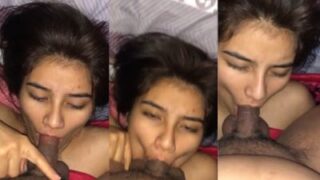 Gadis Shimla Ngocok Mulut Pacarnya Sampai Muncrat