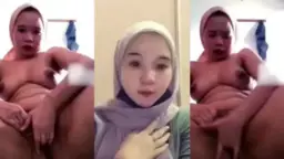 Tiktoker Hijab Sange Colmek Pake Wortel Sampe Basah