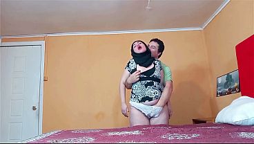 Wanita Berhijab Digoyang Gaya Doggy, Nafsu Membara
