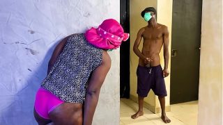 Pertarungan Ngentot Seru Antara Si Ebony Seksi Dan Kakak Tiri