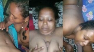 Tamil Aunty Hisap Kontol Anak Tiri Sampai Habis, Telan Semua Mani
